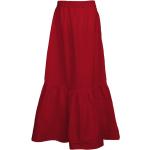 Rote Battle-Merchant Mittelalter-Röcke aus Gummi für Damen Größe XL 