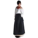 Schwarze Unifarbene Hemad.de Mittelalter-Röcke für Damen Größe 3 XL 