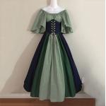 Hellgrüne Mittelalter-Kostüme für Damen Größe 3 XL 