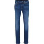 Reduzierte Blaue HUGO BOSS BOSS Slim Fit Jeans aus Baumwolle für Herren Weite 33, Länge 30 