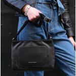 Schwarze Tom Tailor Umhängetaschen mit Innentaschen für Damen medium 