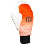 Orange Damenfäustlinge & Damenfausthandschuhe aus Softshell Größe 6 