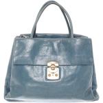 Miu Miu - gebraucht - Handtasche aus Leder in Blau
