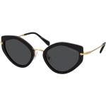 Schwarze Miu Miu Sonnenbrillen mit Sehstärke aus Kunststoff für Damen 