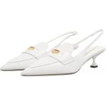 Weiße Miu Miu High Heels & Stiletto-Pumps aus Leder für Damen Größe 38 