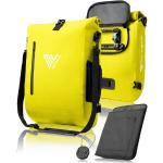 Gelbe Herrengepäckträgertaschen gepolstert 