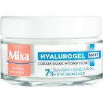 Mixa Hyalurogel Night Feuchtigkeitsspendende Nachtcreme für empfindliche Haut 50 ml für Frauen