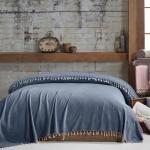 Dunkelblaue Mixibaby Tagesdecken & Bettüberwürfe aus Baumwolle 240x220 