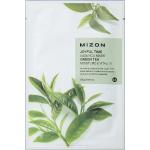 Koreanische MIZON Blatt Tuchmasken mit Grüner Tee ohne Tierversuche 1-teilig 
