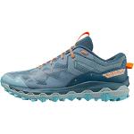Reduzierte Blaue Mizuno Wave Trailrunning Schuhe für Herren Größe 48,5 