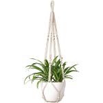 Reduzierte Makramee Moderne 23 cm Pflanzenampeln & Blumenampeln 23 cm aus Baumwolle Indoor 