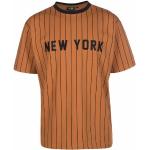 Reduzierte Braune Oversize New Era MLB New York Yankees Baseball-Shirts für Herren Größe XXL 