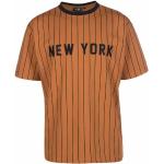 Reduzierte Braune Oversize New Era MLB New York Yankees Baseball-Shirts für Herren Größe XXL 