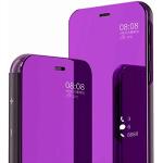 Violette Huawei P30 Hüllen Art: Flip Cases mit Bildern mit Spiegel 