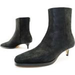Schwarze Maison Martin Margiela Ankle Boots & Klassische Stiefeletten aus Leder für Damen Größe 39 