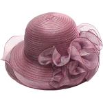 Reduzierte Lila Elegante Damenhüte aus Nylon 57 für den für den Sommer 