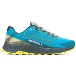 Reduzierte Blaue Merrell Moab Trailrunning Schuhe mit Schnürsenkel in Normalweite atmungsaktiv für Herren Größe 44,5 