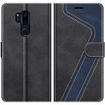 Reduzierte Schwarze LG G7 Cases Art: Flip Cases mit Bildern aus Leder 