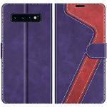 Violette Samsung Galaxy S10 Cases Art: Flip Cases mit Bildern aus Leder 