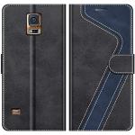 Reduzierte Schwarze Samsung Galaxy S5 Cases Art: Flip Cases mit Bildern aus Leder 