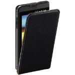 Schwarze Hama Samsung Galaxy S Cases aus Leder mit Sichtfenster 