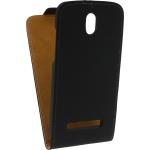 Schwarze HTC Desire 500 Cases Art: Flip Cases aus Kunstleder 