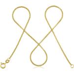 Nickelfreie Goldene Elegante Erbsketten aus Gold für Damen Weihnachten 