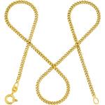 Nickelfreie Goldene Elegante Goldketten aus Gold 14 Karat für Damen Weihnachten 