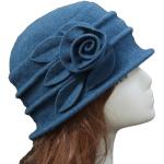 Blaue Melonen-Hüte für Damen für den für den Winter 
