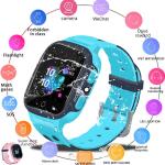 Blaue Wasserdichte Smartwatches mit Touchscreen-Zifferblatt für Kinder 