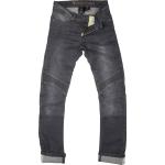 Graue MODEKA Slim Fit Jeans aus Denim für Damen Größe L 
