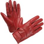 Reduzierte Rote Lederhandschuhe aus Leder Größe 7 