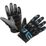Modeka MX Top Handschuhe, schwarz-blau, Größe S