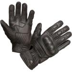 Reduzierte Schwarze Touchscreen-Handschuhe aus Leder Größe 9 