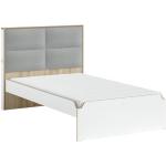Modera Kinderbett mit Kopfteil 120x200 cm Weiß, Matratze:ohne