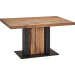 Schwarze Moderne Moderano Rechteckige Esstische Holz geölt aus Massivholz Breite 100-150cm, Höhe 100-150cm, Tiefe 50-100cm 
