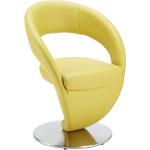 Goldene Moderano Esszimmerstühle & Küchenstühle aus Leder Breite 50-100cm, Höhe 50-100cm, Tiefe 50-100cm 