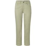 Olivgrüne TCHIBO Nachhaltige Straight Leg Jeans mit Reißverschluss aus Baumwolle für Damen Größe M 