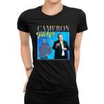 Modern Family Charaktere - Phil Dunphy Cam Mitch Gloria Jay Claire TV Serie Retro Vintage 90er Jahre Frauen Damen T-Shirt | Schwarz | L