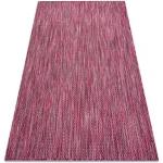 Modern FISY Teppich SISAL 20774 Quadrate, melange rosa 120x170 cm