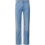 Hellblaue Joop! Mitch 5-Pocket Jeans mit Reißverschluss aus Denim für Herren Größe XXL 