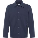 Marineblaue Unifarbene Eterna Kentkragen Hemden mit Kent-Kragen für Herren Größe XXL für den für den Sommer 