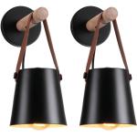 Reduzierte Schwarze Moderne Nachtlichter & Nachtlampen aus Holz E27 