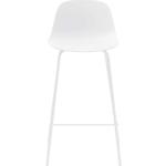 Weiße Moderne Topdesign Barhocker & Barstühle mit Rückenlehne Breite 0-50cm, Höhe 50-100cm, Tiefe 0-50cm 2-teilig 