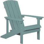 Reduzierte Blaue Moderne Beliani Adirondack Chairs matt stapelbar Breite 50-100cm, Höhe 50-100cm, Tiefe 50-100cm 