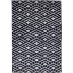 Moderner Teppich Cosmo Flake, Farbe:Dunkelbraun, Größe:120 x 170 cm