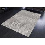 Reduzierte Silbergraue Moderne Riess Ambiente Rechteckige Kurzflorteppiche aus Textil 160x230 