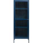 Blaue Moderne Topdesign Vitrinenschränke aus Glas Breite 50-100cm, Höhe 150-200cm, Tiefe 0-50cm 