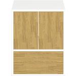 Weiße Moderne Pickawood Hängesideboards matt aus Massivholz mit Schublade Breite 0-50cm, Höhe 0-50cm, Tiefe 0-50cm 