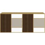 Weiße Moderne Pickawood Sideboards lackiert aus Massivholz mit Schublade Breite 100-150cm, Höhe 200-250cm, Tiefe 0-50cm 
